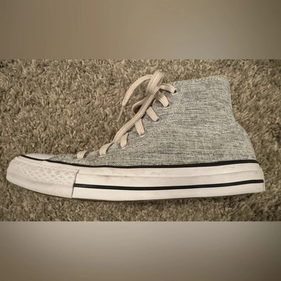 Converse Glitter Custom Chuck Taylor All Star By You high top silver size 7 - Picture 9 of 10